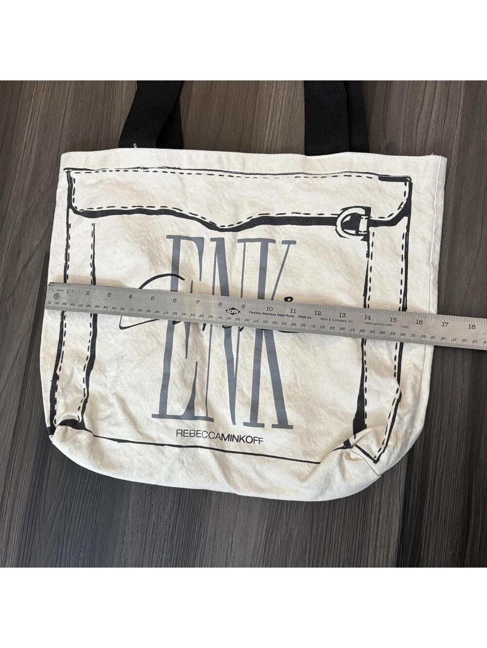 Rebecca Minkoff ENK International Canvas Tote Bag - Picture 4 of 5